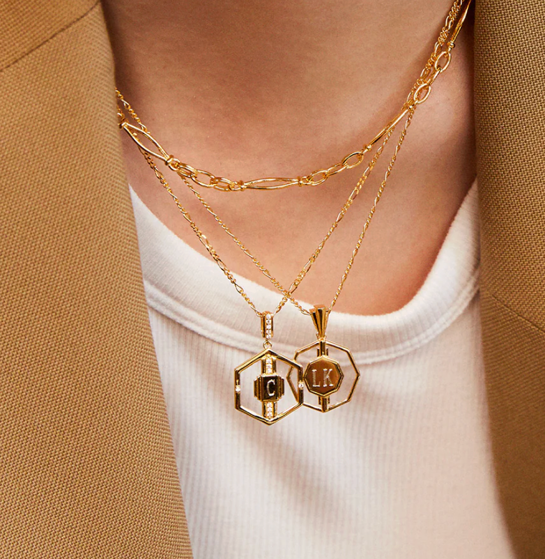 V BY LAURA VANN GOLDIE NECKLACE