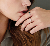 V BY LAURA VANN THEA BLUE RING