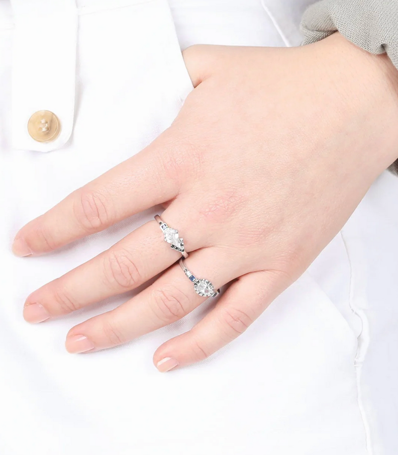 V BY LAURA VANN THEA BLUE RING