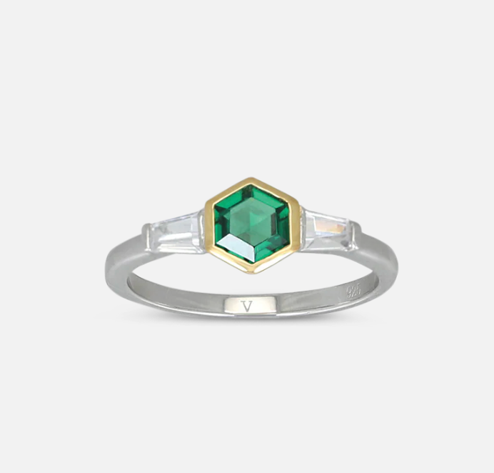 V BY LAURA VANN DARCY RING