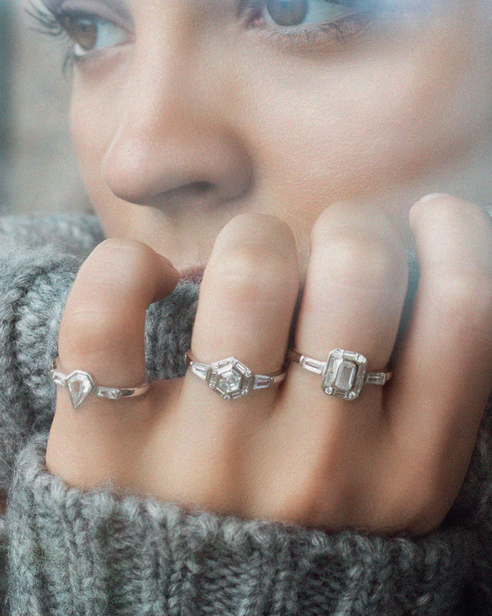 V BY LAURA VANN SANSA RING