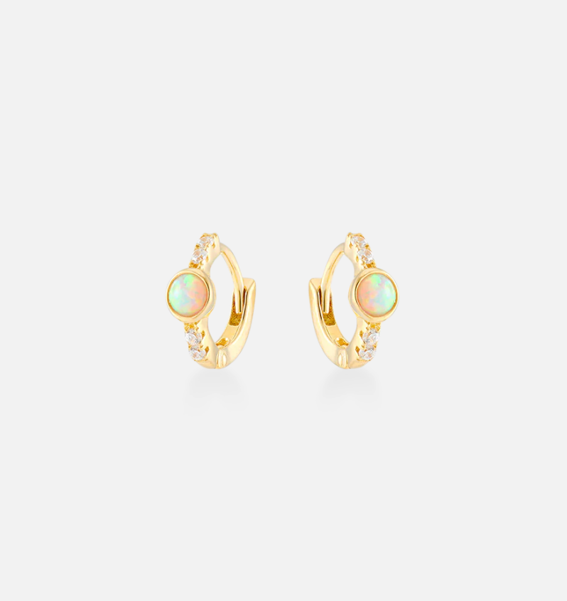 V BY LAURA VANN ALICE HUGGIE EARRINGS
