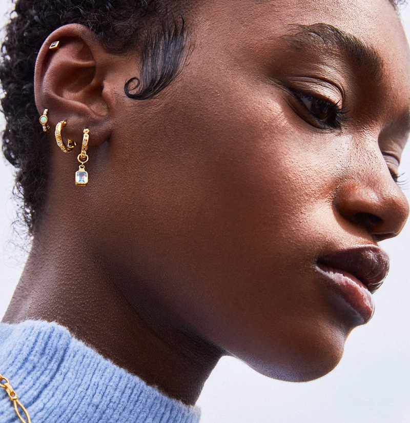 V BY LAURA VANN ALICE HUGGIE EARRINGS
