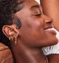 V BY LAURA VANN FRANCES HOOP EARRINGS