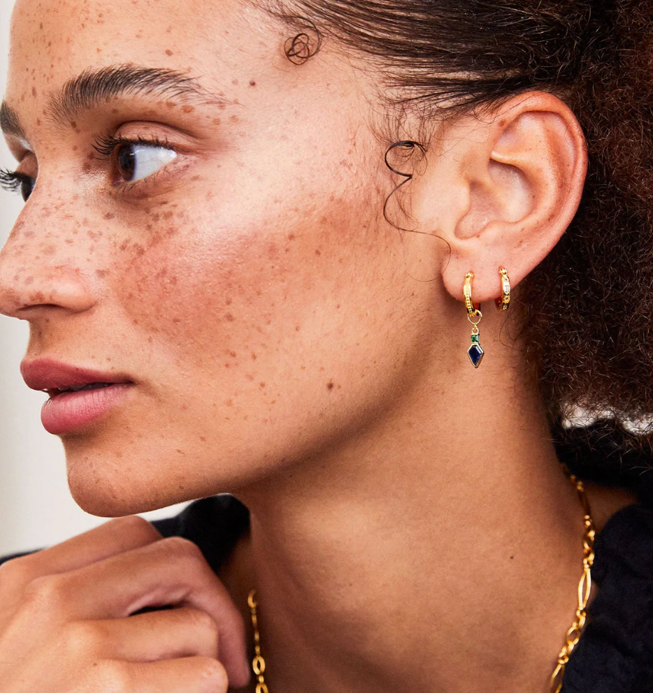 V BY LAURA VANN FRANCES HOOP AND DROPS EARRINGS