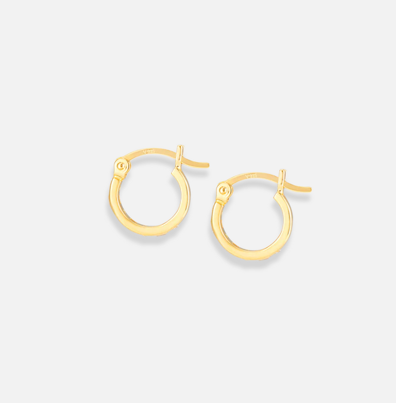 V BY LAURA VANN IRIS HOOP AND DROPS EARRINGS