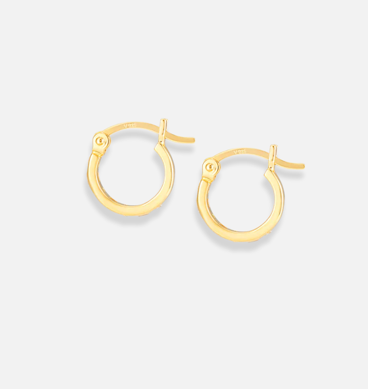 V BY LAURA VANN IRIS HOOP AND DROPS EARRINGS