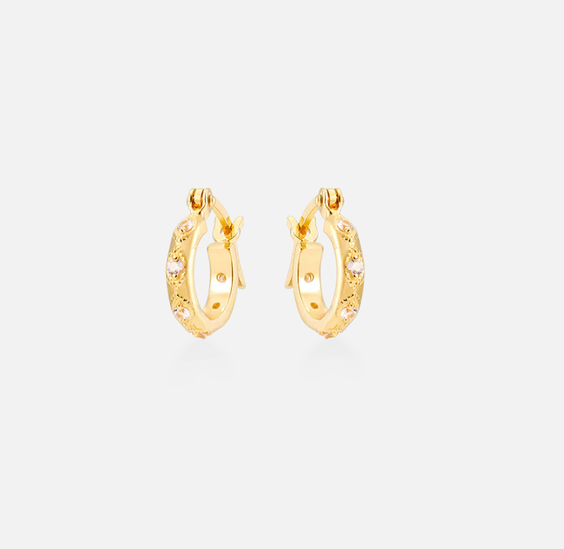 V BY LAURA VANN LENA HOOP AND DROPS EARRINGS
