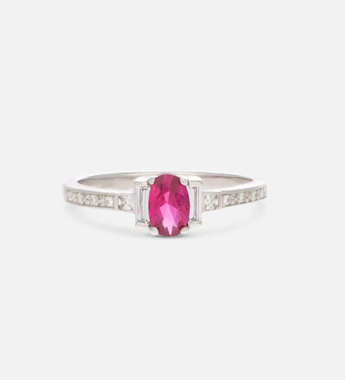 V BY LAURA VANN PINK JOAN RING