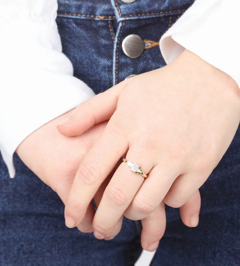 V BY LAURA VANN THEA RING