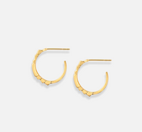 V BY LAURA VANN TYRA HOOP EARRINGS