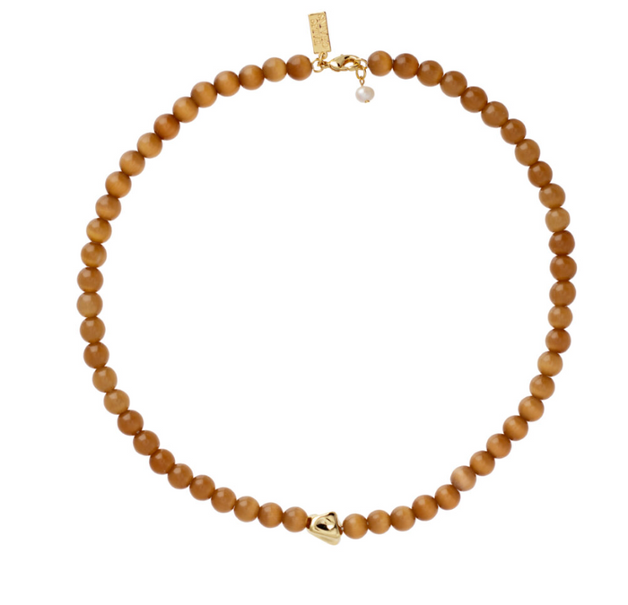 TALIS CHAINS BROWN TOKYO CHOKER