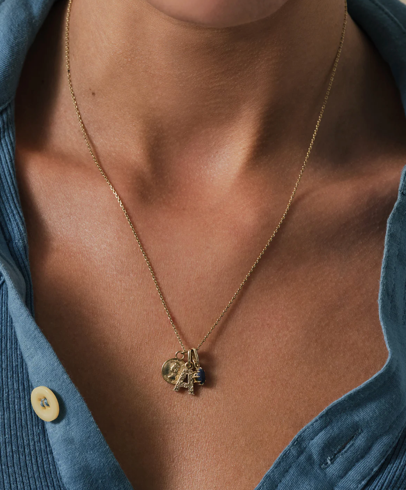 METIER DALA ENGRAVED INITIAL PLAQUE