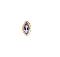 MÉTIER FLAT BACK MINI CLAW SET BEZEL MARQUISE STUD EARRING
