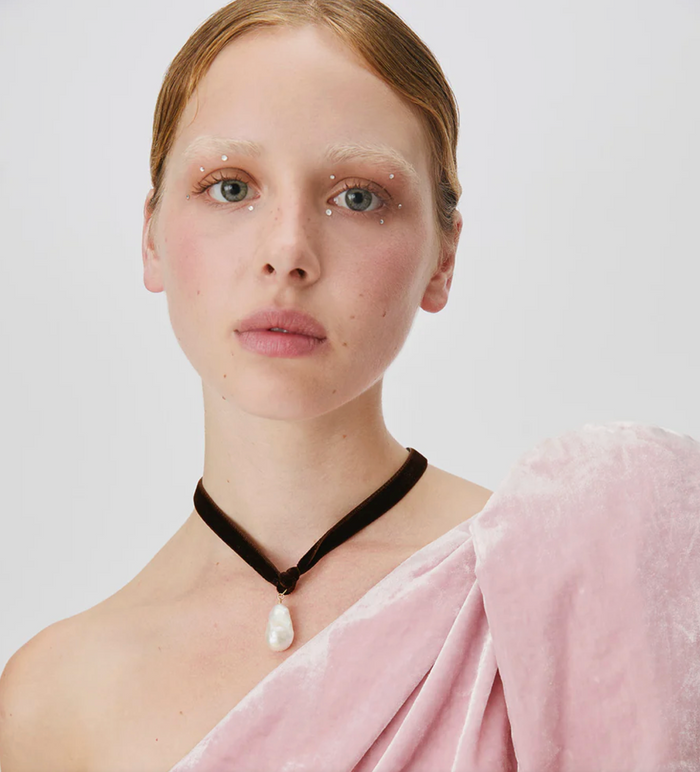 MARGAUX STUDIOS BROWN AGATHA NECKLACE