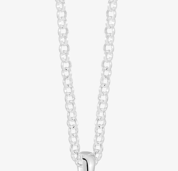 RACHEL JACKSON SHORT THICK ROLO AMULET CHAIN NECKLACE