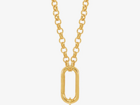 RACHEL JACKSON HARDWARE CLASP AMULET CHAIN NECKLACE