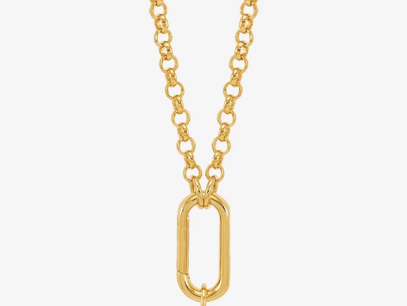 RACHEL JACKSON HARDWARE CLASP AMULET CHAIN NECKLACE