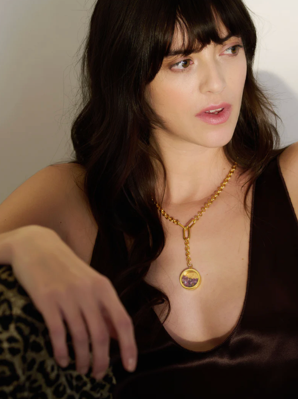 RACHEL JACKSON STATEMENT Y AMULET CHAIN NECKLACE