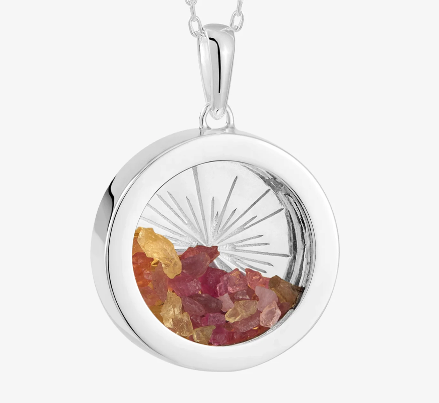 RACHEL JACKSON MEDIUM DECO SUN AMULET PENDANT