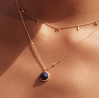 ASTLEY CLARKE LUNA LAPIS PENDANT NECKLACE