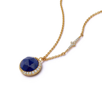 ASTLEY CLARKE LUNA LAPIS PENDANT NECKLACE