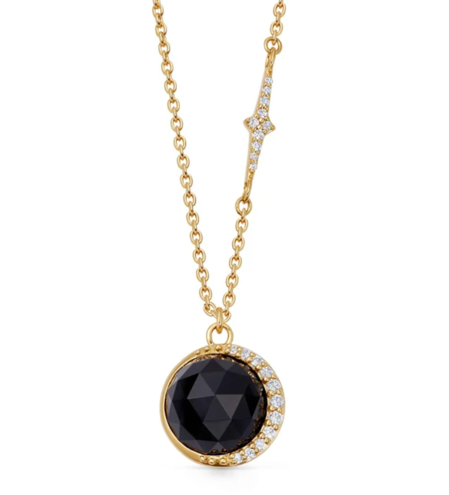 ASTLEY CLARKE LUNA ONYX PENDANT NECKLACE
