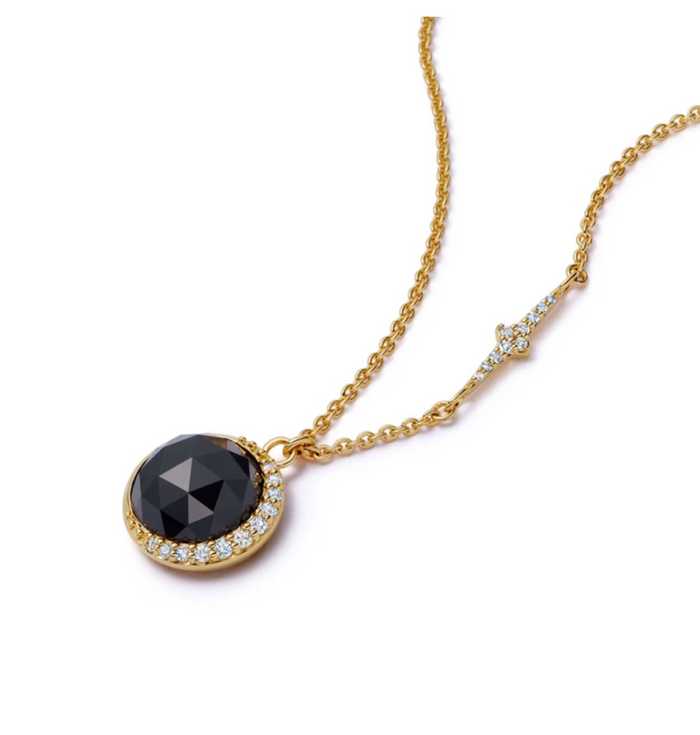 ASTLEY CLARKE LUNA ONYX PENDANT NECKLACE