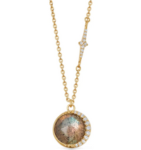 ASTLEY CLARKE LUNA LABRADORITE PENDANT NECKLACE