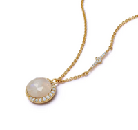 ASTLEY CLARKE LUNA MOONSTONE PENDANT NECKLACE