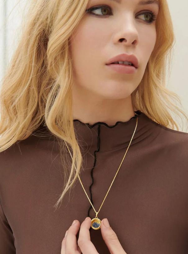 RACHEL JACKSON BIRTHSTONE AMULET NECKLACE