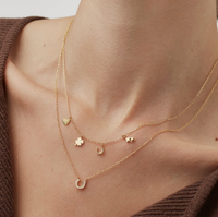 ESTELLA BARTLETT PEARL HORSESHOE NECKLACE