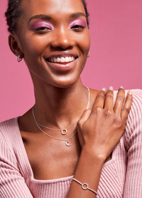 ESTELLA BARTLETT CIRCLE CZ NECKLACE