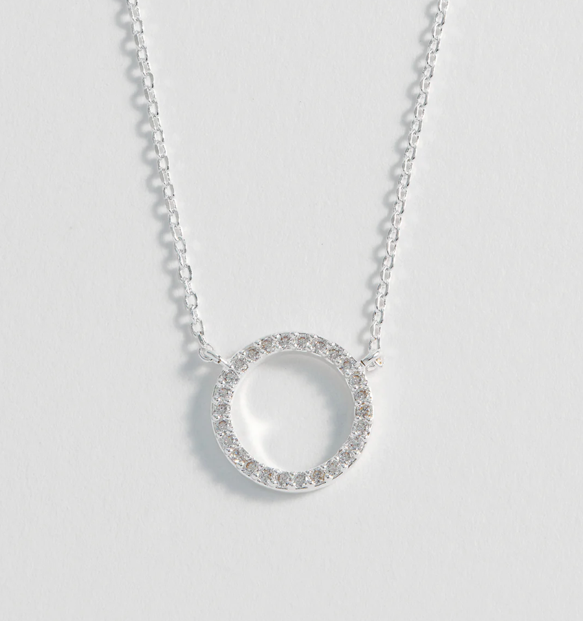 ESTELLA BARTLETT CIRCLE CZ NECKLACE