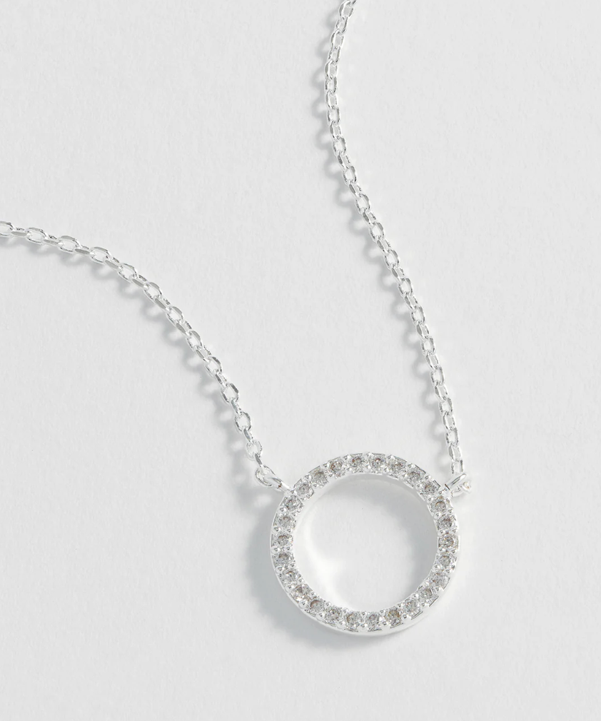 ESTELLA BARTLETT CIRCLE CZ NECKLACE