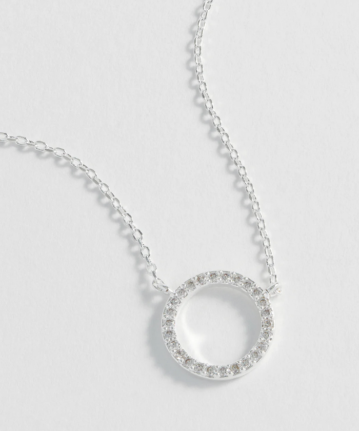 ESTELLA BARTLETT CIRCLE CZ NECKLACE