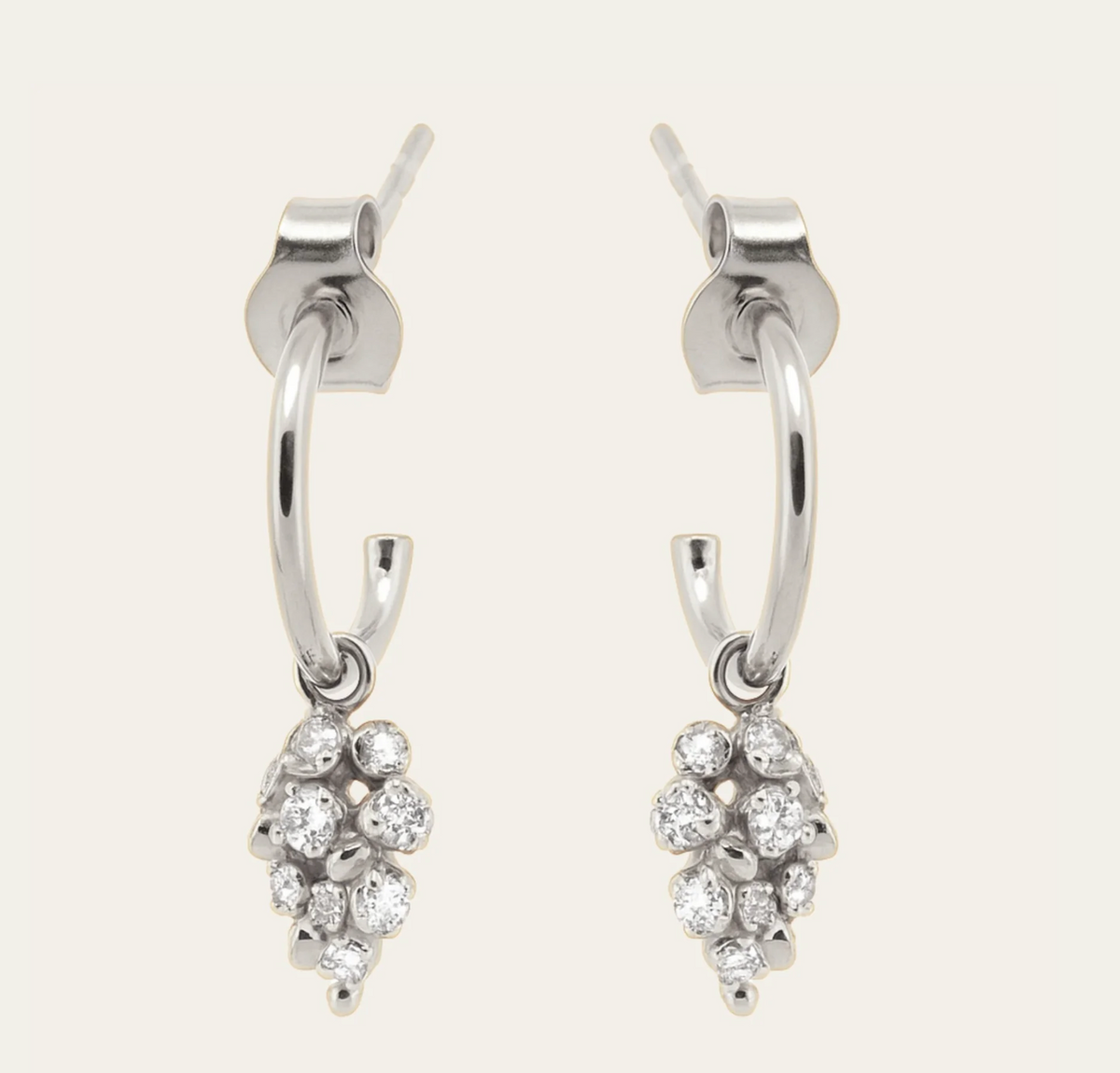 DAINTY LONDON LYRA HOOP EARRINGS