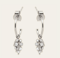 DAINTY LONDON LYRA HOOP EARRINGS