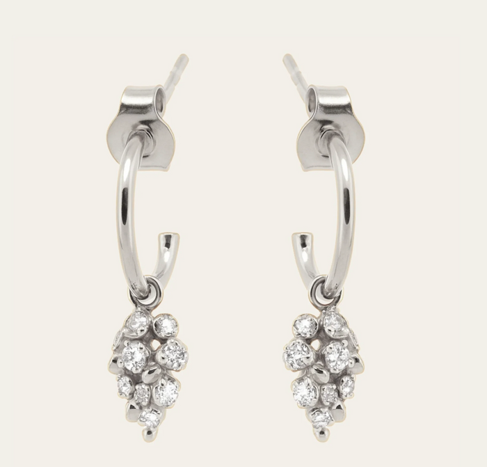 DAINTY LONDON LYRA HOOP EARRINGS