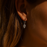 DAINTY LONDON LYRA HOOP EARRINGS