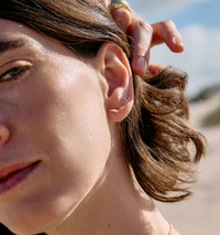 RACHEL JACKSON ASYMETRICAL BIRD STUD EARRINGS