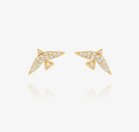 RACHEL JACKSON PAVE BIRD STUD EARRINGS