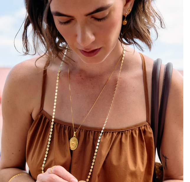 RACHEL JACKSON YOU ARE MY SUNSHINE CITRINE NECKLACE