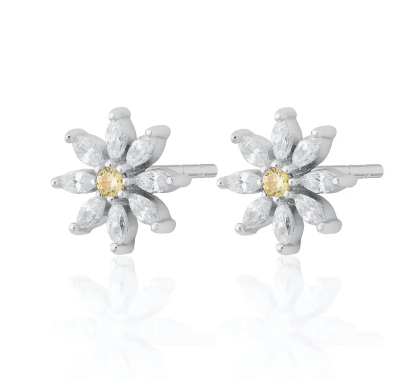 SCREAM PRETTY HANNAH MARTIN FLOWER STUD EARRINGS
