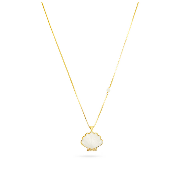TALIS CHAINS SHELL MOTHER OF PEARL PENDANT NECKLACE