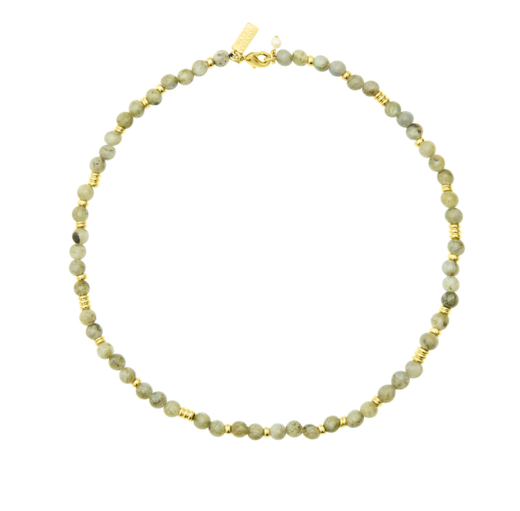 TALIS CHAINS JAIPUR CHOKER LABRADORITE NECKLACE