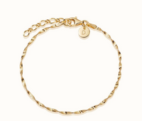 DAISY LONDON HELIX TWISTED CHAIN BRACELET