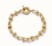 DAISY LONDON POLLY KNOT CHAIN BRACELET
