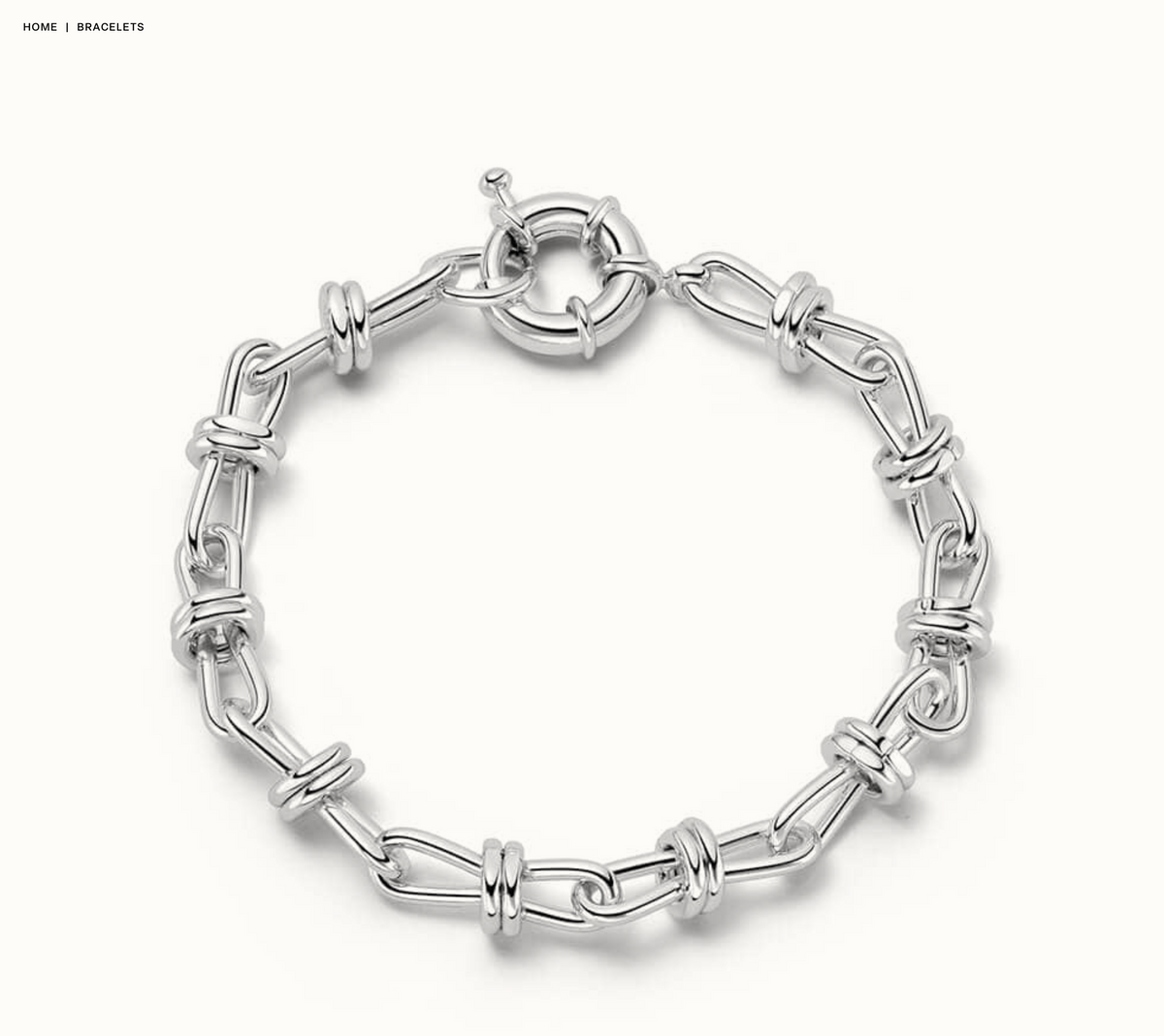 DAISY LONDON POLLY KNOT CHAIN BRACELET