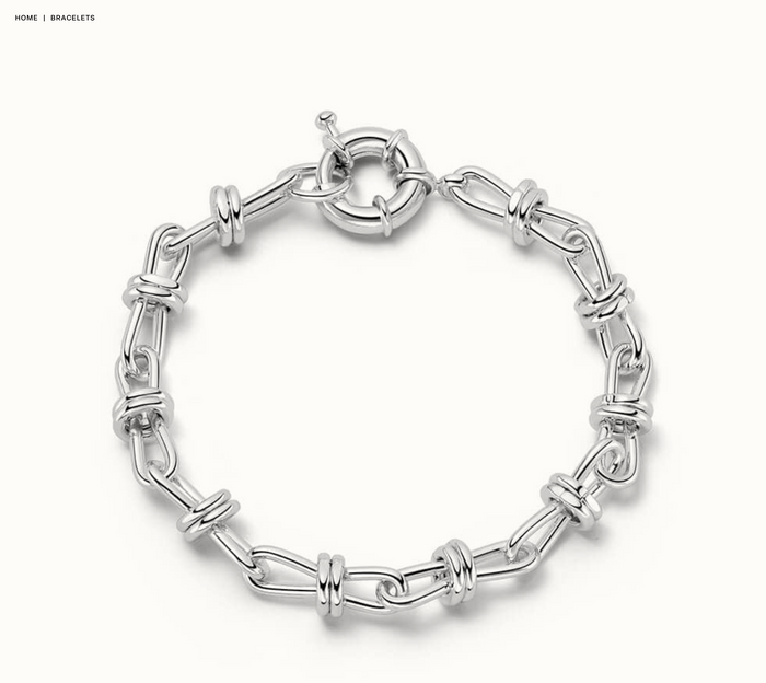 DAISY LONDON POLLY KNOT CHAIN BRACELET
